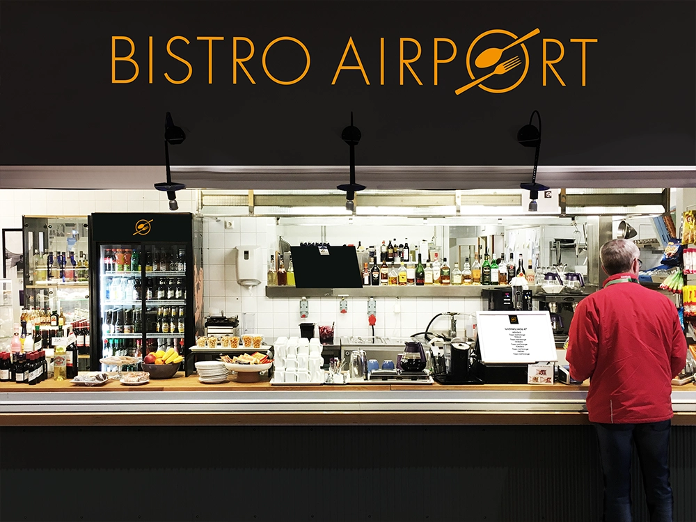 Bistro Airport logotyp bistro