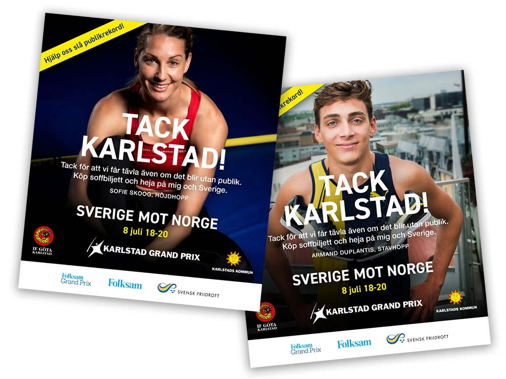 IF Göta Folksam Grand Prix annonser