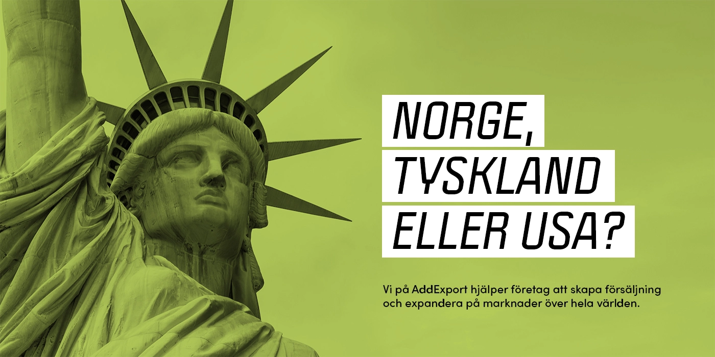 Addexport budskap på bild